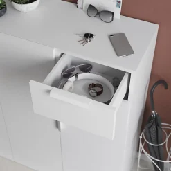 Tiroir blancs GoodHome Atomia H. 18,5 x L. 37,2 x P. 30 cm vendu par 2