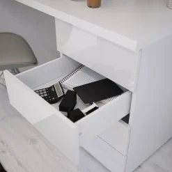 Tiroir blancs GoodHome Atomia H. 18,5 x L. 49,7 x P. 50 cm vendu par 2