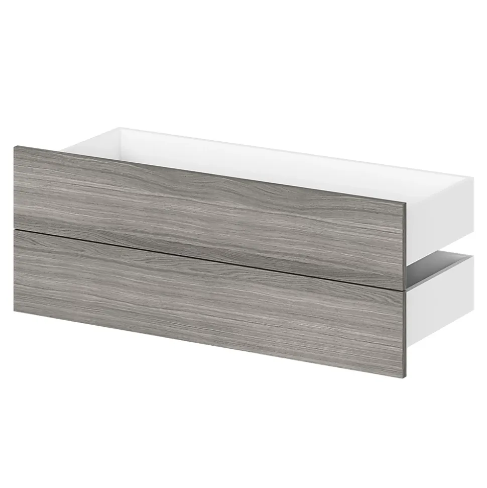 Tiroir chêne grisé GoodHome Atomia L. 99,7 x P. 40 cm vendu par 2
