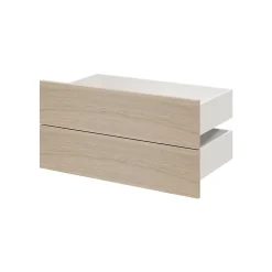 Tiroir effet chêne GoodHome Atomia H. 18,5 x L. 74,4 x P. 39 cm vendu par 2