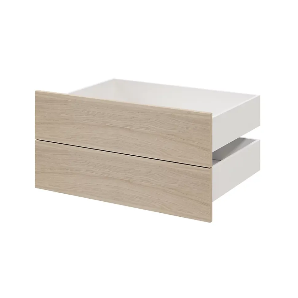 Tiroir effet chêne GoodHome Atomia H. 18,5 x L. 74,4 x p 50 cm vendu par 2