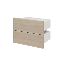 Tiroir effet chêne GoodHome Atomia H. 18,5 x L. 49,7 x p 30 cm vendu par 2