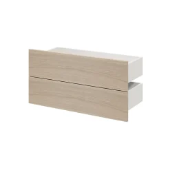 Tiroir effet chêne GoodHome Atomia H. 18,5 x L. 74,4 x p 30 cm vendu par 2
