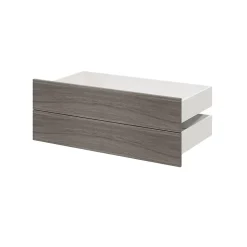 Tiroir effet chêne grisé GoodHome Atomia H. 18,5 x l. 99,7 x P. 50 cm vendu par 2
