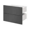 Tiroir GoodHome Atomia anthracite H. 18,5 x l. 49,7 x P. 30 cm vendu par 2