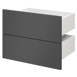 Tiroir GoodHome Atomia anthracite H. 18,5 x l. 37,2 x P. 30 cm vendu par 2