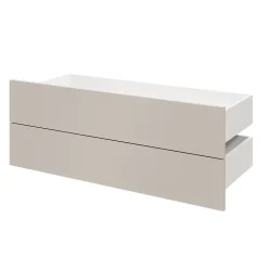 Tiroir GoodHome Atomia beige cachemire H. 18,5 x l. 99,7 x P. 39 cm vendu par 2