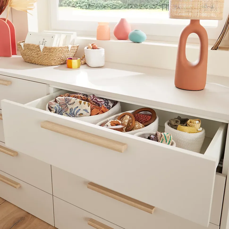 Tiroir GoodHome Atomia beige cachemire H. 18,5 x l. 74,7 x P. 39 cm vendu par 2