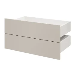 Tiroir GoodHome Atomia beige cachemire H. 18,5 x l. 74,7 x P. 39 cm vendu par 2