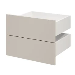 Tiroir GoodHome Atomia beige cachemire H. 18,5 x l. 49,7 x P. 39 cm vendu par 2