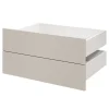 Tiroir GoodHome Atomia beige cachemire H. 18,5 x l. 74,7 x P. 50 cm vendu par 2