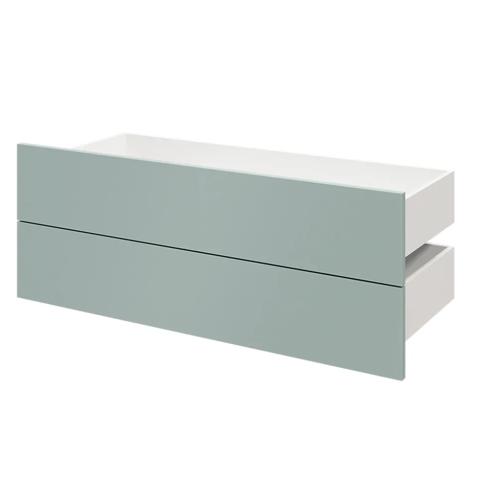 Tiroir GoodHome Atomia bleu aqua H. 18,5 x l. 99,7 x P. 39 cm vendu par 2
