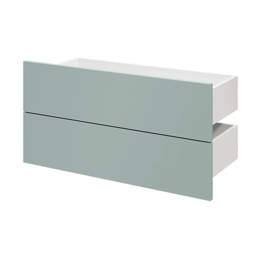 Tiroir GoodHome Atomia bleu aqua H. 18,5 x l. 74,7 x P. 30 cm vendu par 2