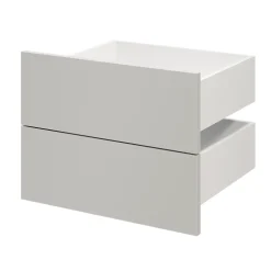 Tiroir GoodHome Atomia gris clair H. 18,5 x l. 49,7 x P. 39 cm vendu par 2