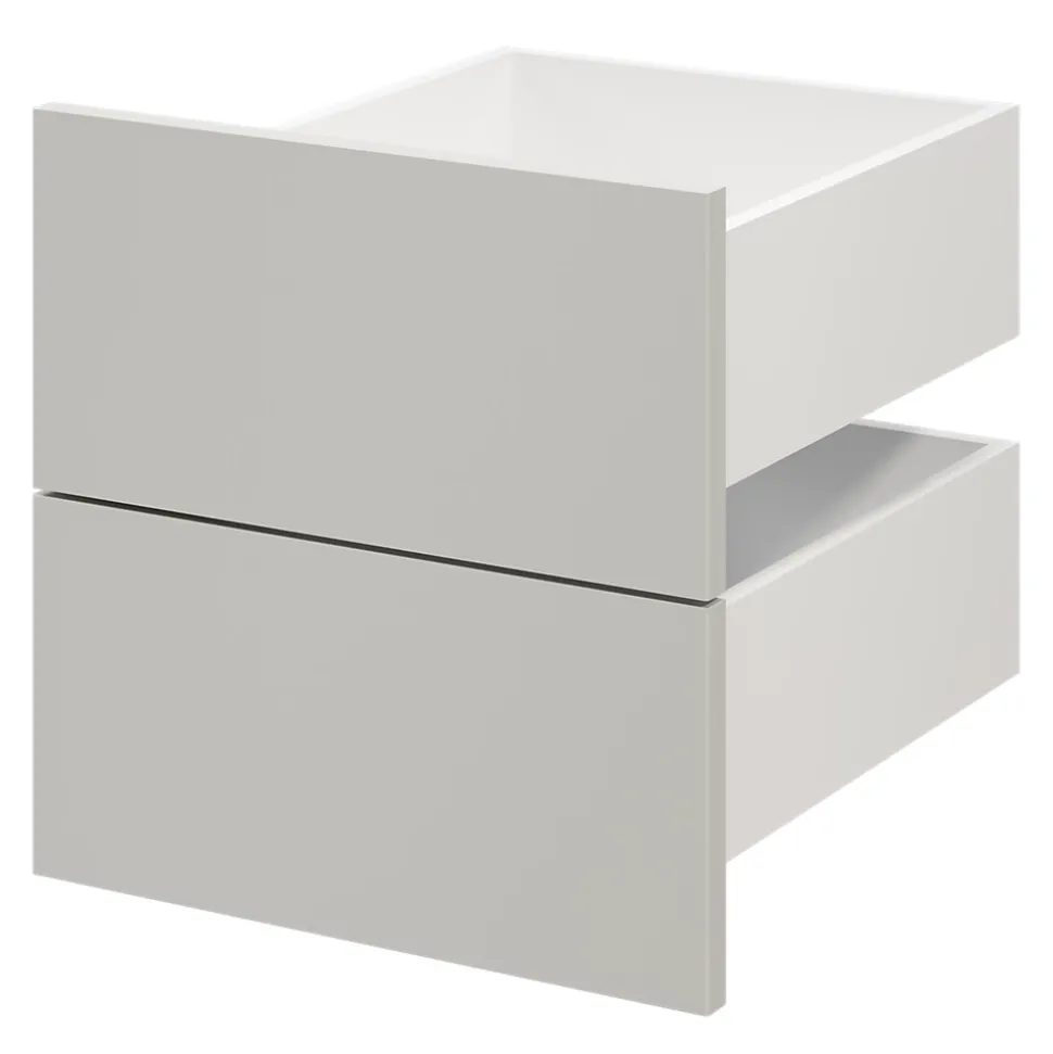 Tiroir GoodHome Atomia gris clair H. 18,5 x l. 37,2 x P. 39 cm vendu par 2