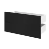 Tiroir GoodHome Atomia noir H. 18,45 x l. 74,7 x P. 31,7 cm vendu par 2