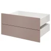 Tiroir GoodHome Atomia rose taupe H. 18,5 x l. 74,7 x P. 50 cm vendu par 2