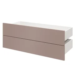 Tiroir GoodHome Atomia rose taupe H. 18,5 x l. 99,7 x P. 39 cm vendu par 2