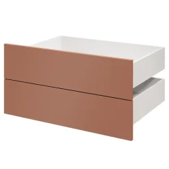 Tiroir GoodHome Atomia terracotta H. 18,5 x l. 74,7 x P. 50 cm vendu par 2
