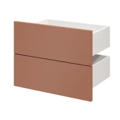 Tiroir GoodHome Atomia terracotta H. 18,5 x l. 49,7 x P. 30 cm vendu par 2