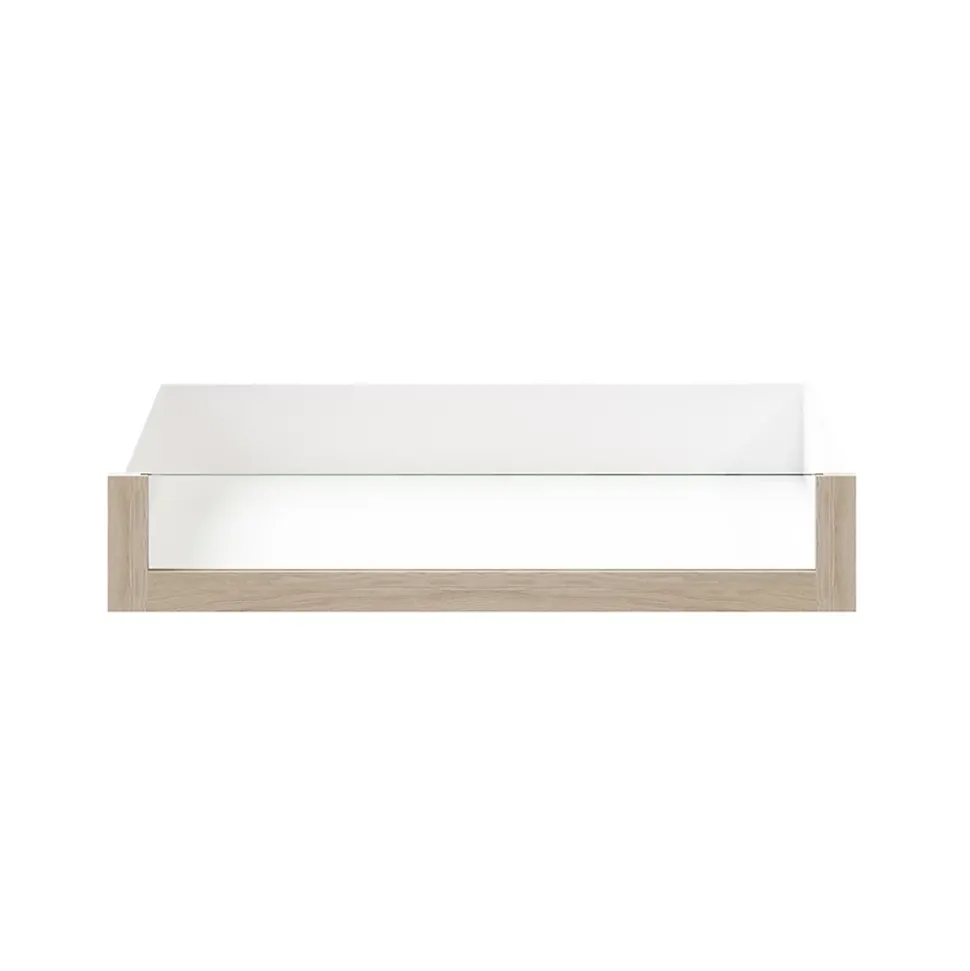 Tiroir intérieur avec façade verre effet chêne GoodHome Atomia H. 17 x L. 93,7 x P. 50 cm
