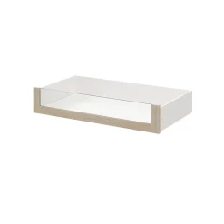 Tiroir intérieur avec façade verre effet chêne GoodHome Atomia H. 17 x L. 93,7 x P. 50 cm
