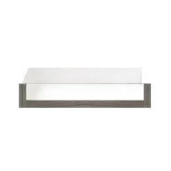 Tiroir intérieur avec façade verre effet chêne grisé GoodHome Atomia H. 17 x L. 93,7 x P. 50 cm