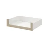 Tiroir intérieur avec façade verre effet chêne GoodHome Atomia H. 17 x L. 71,4 x P. 50 cm