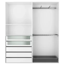 Tiroir intérieur blanc GoodHome Atomia H. 17 x L. 93,7 x P. 45 cm