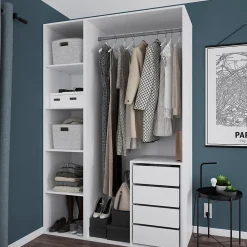 Tiroir intérieur blanc GoodHome Atomia H. 17 x L. 46,4 x P. 50 cm