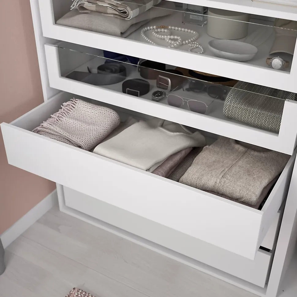 Tiroir intérieur blanc GoodHome Atomia H. 17 x L. 93,7 x P. 50 cm