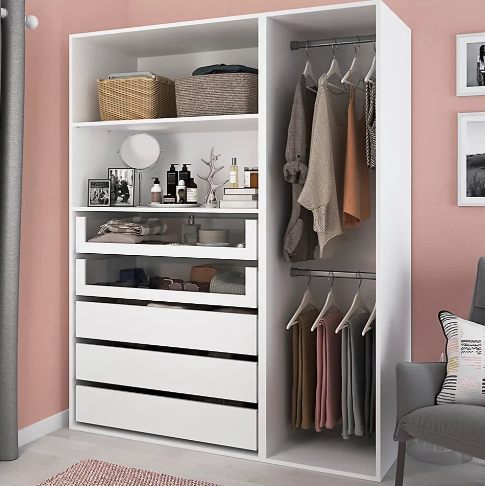 Tiroir intérieur blanc GoodHome Atomia H. 17 x L. 93,7 x P. 50 cm