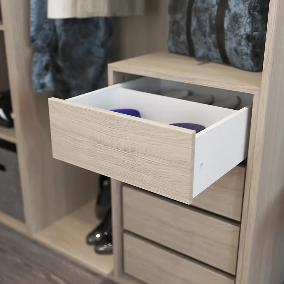 Tiroir intérieur effet chêne GoodHome Atomia H. 17 x L. 46,4 x P. 50 cm