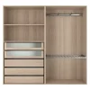 Tiroir intérieur effet chêne GoodHome Atomia H. 17 x L. 93,7 x P. 45 cm