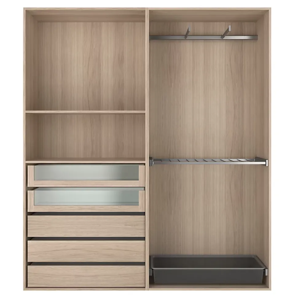 Tiroir intérieur effet chêne GoodHome Atomia H. 17 x L. 93,7 x P. 45 cm