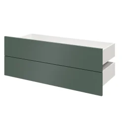 Tiroir vert forêt Atomia l. 100 x P. 45 cm vendu par 2