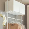 Télescopique Porte-vêtements Système de Penderie Télescopique, KLS07-W, SoBuy