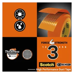 Toile de réparation orange Scotch 48 mm x 25 m