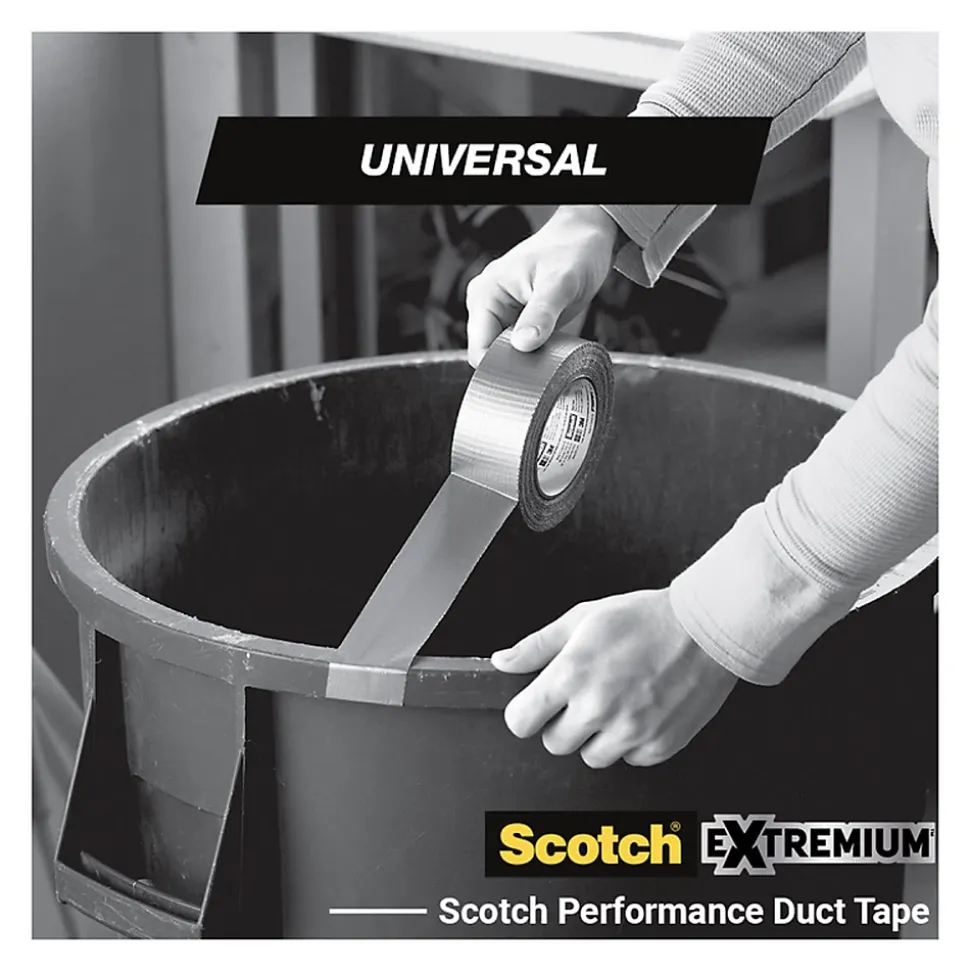 Toile de réparation universel Scotch noir, 48mm x 50 m