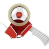 TOOLCRAFT Dévidoir ruban adhésif rouge et blanc pour rouleaux 50 mm et 66 m, 2 rouleaux, garantie 3 ans