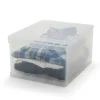 Tour en plastique 1 tiroir Kontor transparent H. 21,5 x L. 39 x P. 32 cm