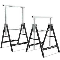 Treteaux telescopiques Boudech 300 kg reglables 80-130 cm lot de 2