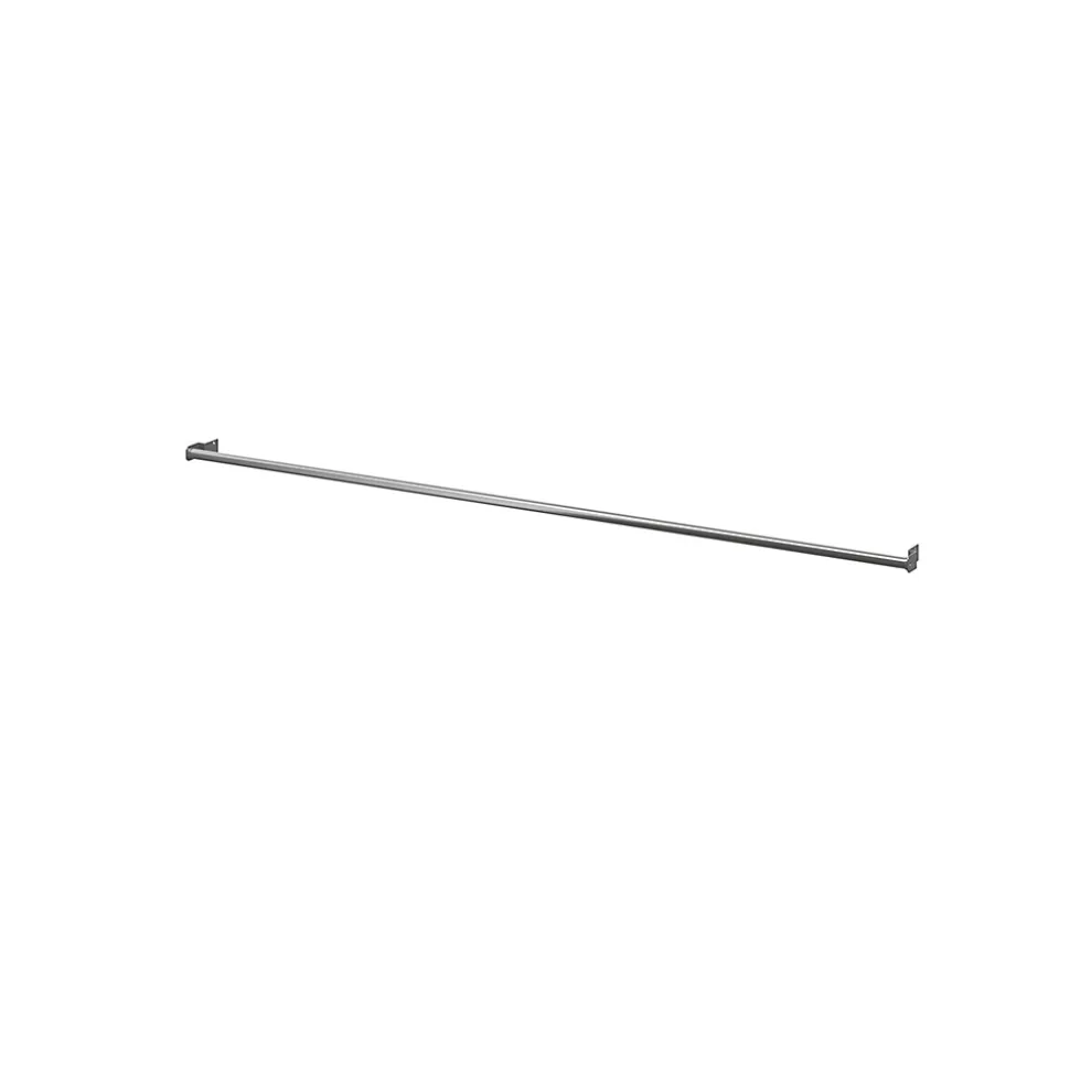 Tringle à rideaux + 2 supports en "S" GoodHome Atomia 200 cm