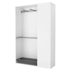 Tringle de face duo en acier gris GoodHome Atomia L. 100cm x P. 40 cm