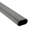 Tringle de penderie ovale acier chromé 2 m de 3 x 1,5 cm