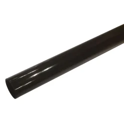Tringle de penderie ronde acier noir Ø2,5 x 150 cm