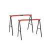Tréteau - NORDLINGER PRO - Promalin Métal - Lot de 2 - Rouge