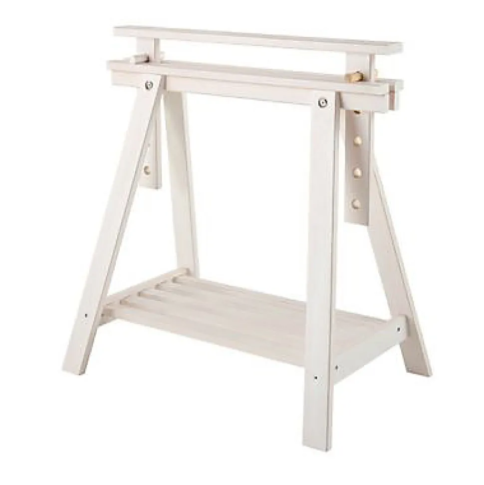 Tréteau architecte blanc l.70 x L.70 x H.98 cm, charge max. 200 kg