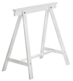 Tréteau Deco blanc en pin massif (72x70x41 cm)