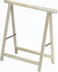 Tréteau en bois pin L. 75 cm x H. 75 cm
